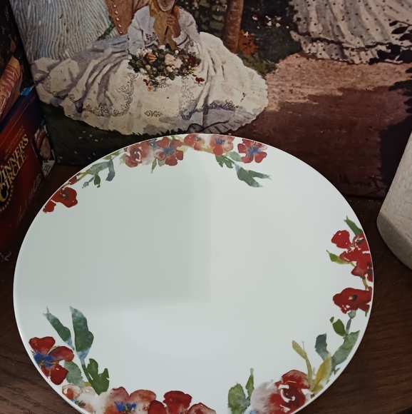 🍅🥪4 Tabletops Galler Plates 11”×2"🍛🍲 Hand Painted Set,NICE GIFT.🥙🥞🍱🎁 - Picture 10 of 14